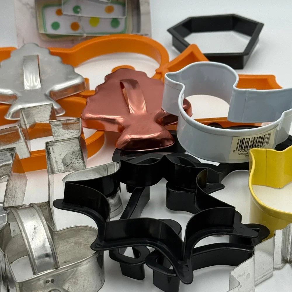 Mix Cookie Cutter Lot IKEA Vinterfint Sunny Side Up Bakery Metal Plastic Shapes